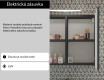 LED koupelnová skříňka - Anthracit Mateo 70 x 60 cm #7