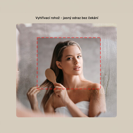 Nepravidelné LED zrcadlo ve zlatém hliníkovém rámu #6