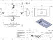 Umyvadlo DELLA 800 MIRASOFT