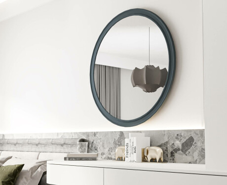 Kulaté zrcadlo s MDF povrchem L300