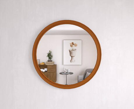 Kulaté zrcadlo s MDF povrchem L300 #10