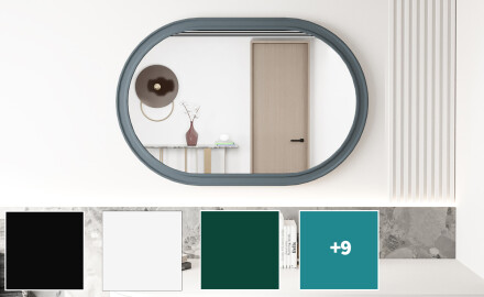 Koupelnové zrcadlo s MDF rámem L301