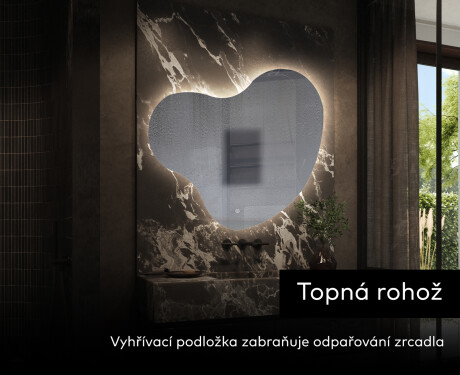 LED zrcadlo do koupelny s nepravidelným tvarem N221 #9