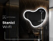 LED zrcadlo do koupelny s nepravidelným tvarem N222 #6