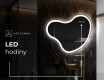 LED zrcadlo do koupelny s nepravidelným tvarem N222 #7