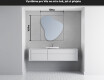 LED zrcadlo do koupelny s nepravidelným tvarem V221 #4