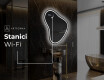 LED zrcadlo do koupelny s nepravidelným tvarem V223 #7