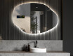 LED zrcadlo do koupelny s nepravidelným tvarem O221 #6