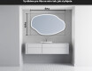 LED zrcadlo do koupelny s nepravidelným tvarem O222 #5