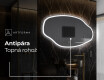 LED zrcadlo do koupelny s nepravidelným tvarem O222 #8