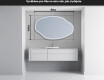 LED zrcadlo do koupelny s nepravidelným tvarem O223 #5