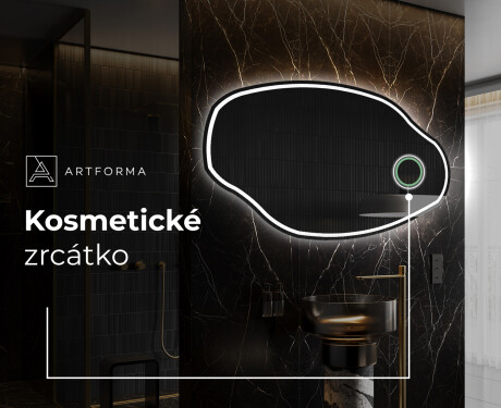 LED zrcadlo do koupelny s nepravidelným tvarem O223 #4