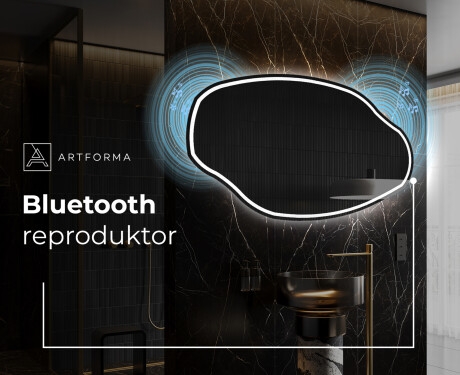 LED zrcadlo do koupelny s nepravidelným tvarem O223 #5