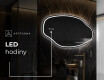 LED zrcadlo do koupelny s nepravidelným tvarem O223 #7