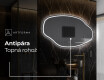 LED zrcadlo do koupelny s nepravidelným tvarem O223 #8
