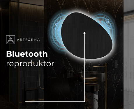 LED zrcadlo do koupelny s nepravidelným tvarem H221 #6