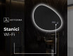 LED zrcadlo do koupelny s nepravidelným tvarem H221 #7