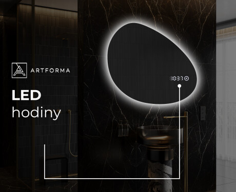 LED zrcadlo do koupelny s nepravidelným tvarem H221 #8