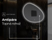 LED zrcadlo do koupelny s nepravidelným tvarem H221 #9