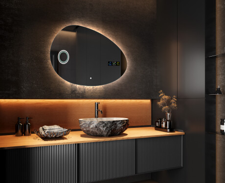 LED zrcadlo do koupelny s nepravidelným tvarem H221 #10