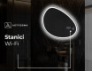 LED zrcadlo do koupelny s nepravidelným tvarem H222 #9