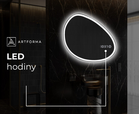 LED zrcadlo do koupelny s nepravidelným tvarem H222 #8