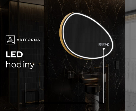 LED zrcadlo do koupelny s nepravidelným tvarem H223 #6