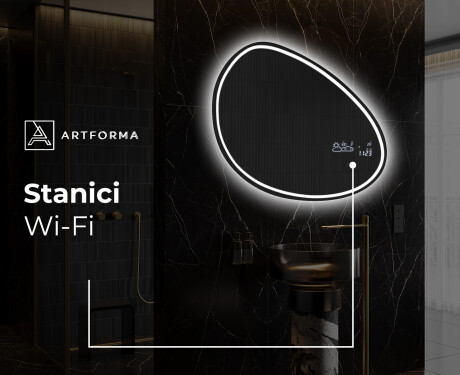 LED zrcadlo do koupelny s nepravidelným tvarem H223 #6