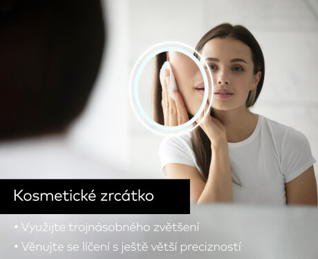Kulaté zrcadlo s LED osvětlením L33 #8