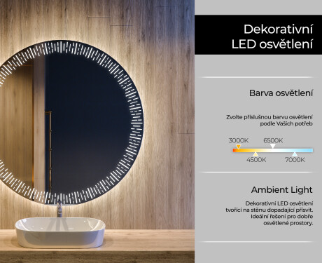 Kulaté zrcadlo s LED osvětlením L35 #4