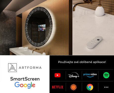 Kulaté zrcadlo s LED osvětlením L35 #7