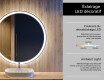 Kulaté zrcadlo s LED osvětlením L76 #8