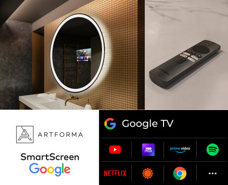 Kulaté zrcadlo s LED osvětlením L76 #8