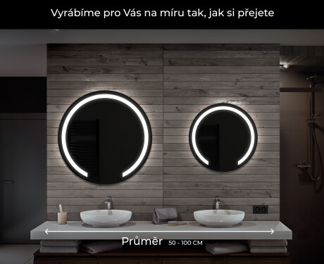 Koupelnové zrcadlo s LED podsvícením L96 #6