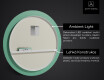 Kulaté zrcadlo s LED osvětlením L115 #3
