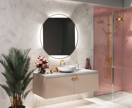 Kulaté zrcadlo s LED osvětlením L116 #10