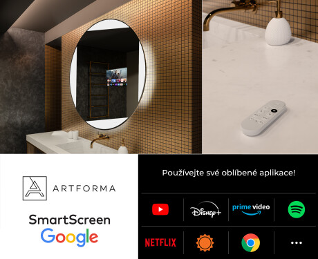 Kulaté zrcadlo s LED osvětlením L116 #7