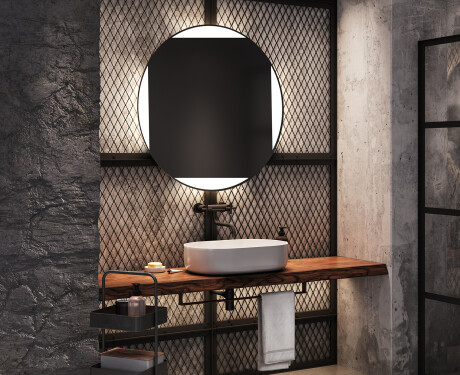 Kulaté zrcadlo s LED osvětlením L116 #9