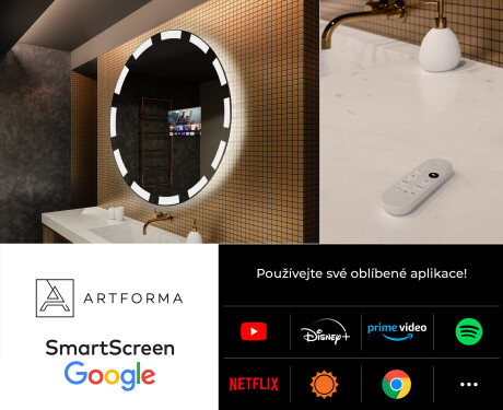 Kulaté zrcadlo s LED osvětlením L117 #7