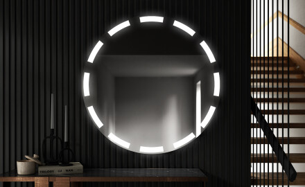 Kulaté zrcadlo s LED osvětlením L117