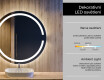 Kulaté zrcadlo s LED osvětlením L118 #4