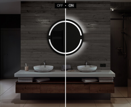 Kulaté zrcadlo s LED osvětlením L118 #5