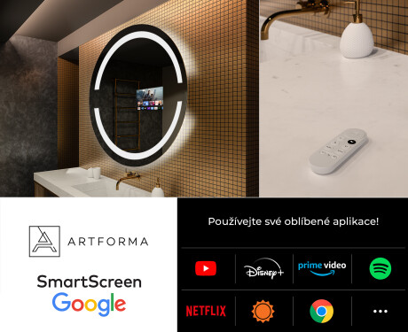 Kulaté zrcadlo s LED osvětlením L118 #7