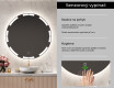 Kulaté zrcadlo s LED osvětlením L120 #6