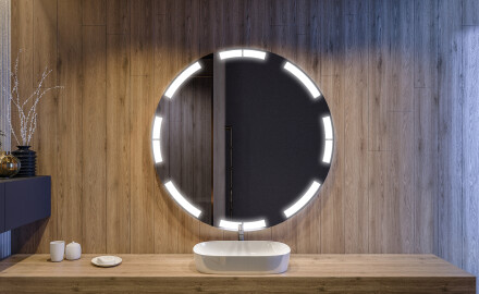 Kulaté zrcadlo s LED osvětlením L120