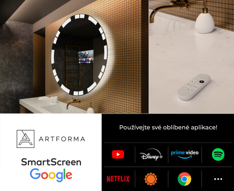 Kulaté zrcadlo s LED osvětlením L121 #7