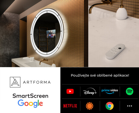Kulaté zrcadlo s LED osvětlením L122 #7