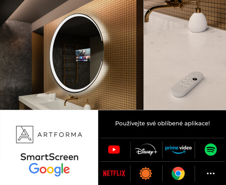 Kulaté zrcadlo s LED osvětlením L123 #7