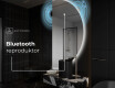 Moderní LED Půlkruhové Zrcadlo - Stylové Osvětlení pro Koupelnu A221 #5