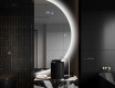 Moderní LED Půlkruhové Zrcadlo - Stylové Osvětlení pro Koupelnu A221 #9
